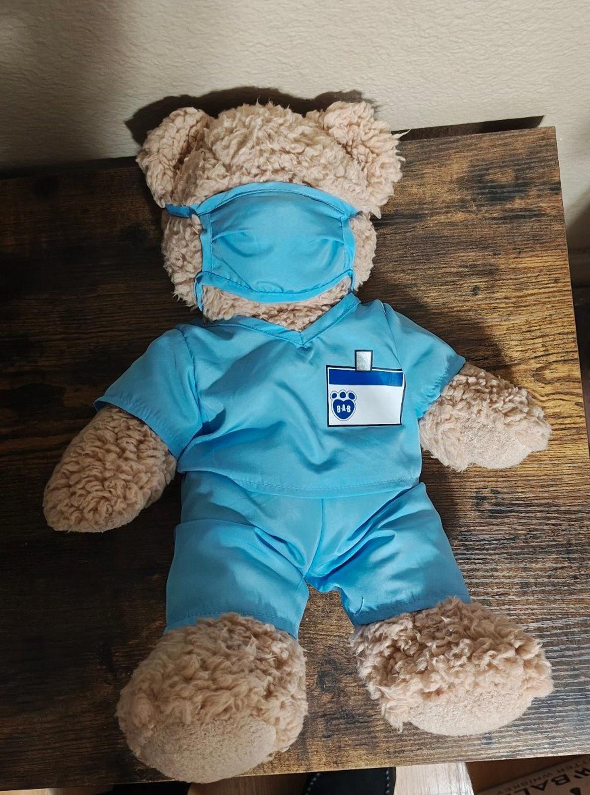 Lil Honey Cub In Scrubs Build-A-Bear 19" Plush