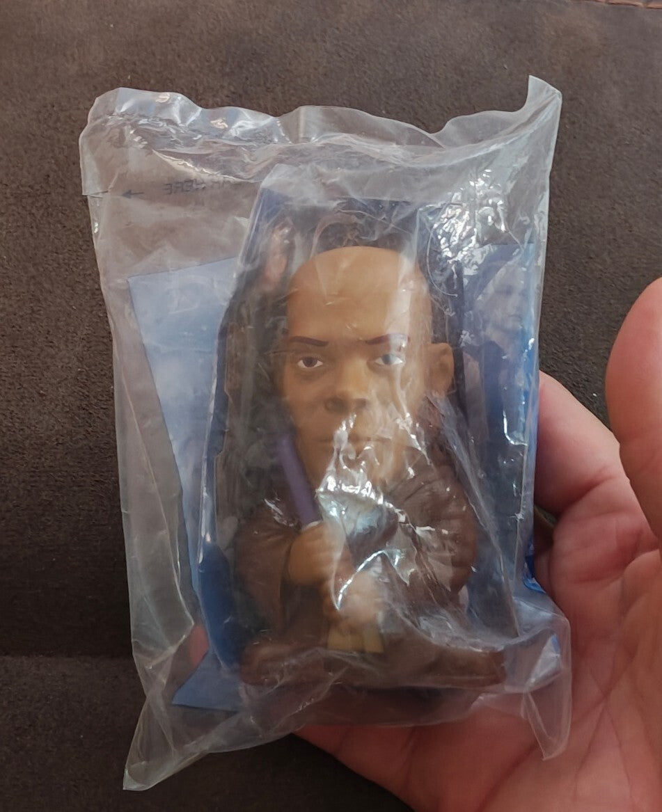 2005 Burger King Star Wars: The Complete Saga Kids Meal Mace Windu Toy New