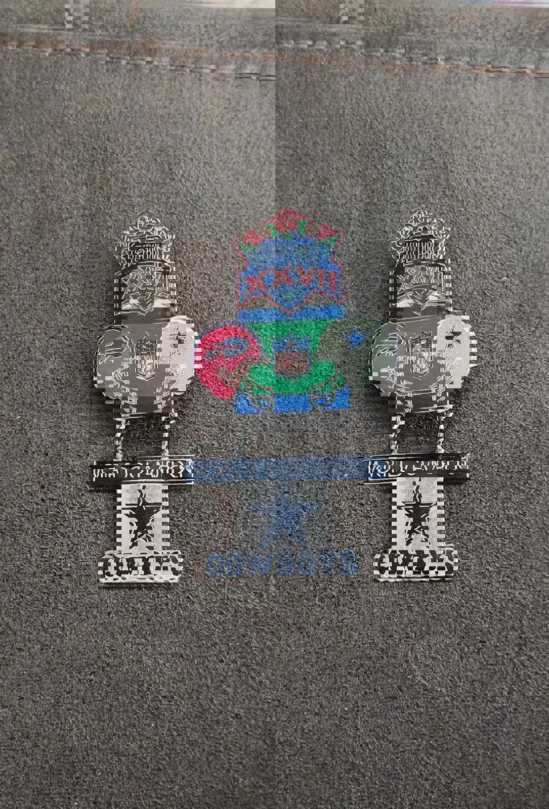 1993 Champion Dallas Cowboys Super Bowl XXVII Commemorative Pin