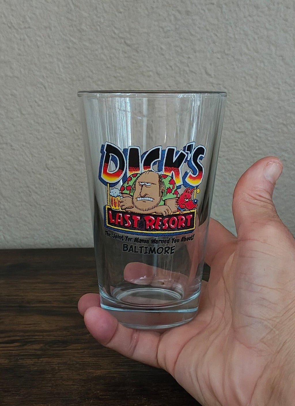 Dick's Last Resort Baltimore Collectible Glass - Trinketmania-LV