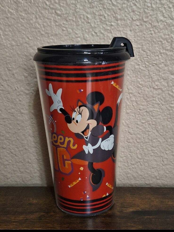 Disney Pluto's Pumpkin Pursuit Minnie Mouse & Figaro Halloween Magic Tumbler - Trinketmania
