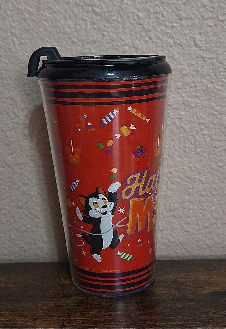 Disney Pluto's Pumpkin Pursuit Minnie Mouse & Figaro Halloween Magic Tumbler - Trinketmania