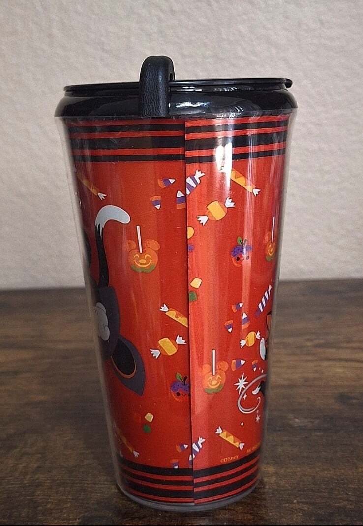 Disney Pluto's Pumpkin Pursuit Minnie Mouse & Figaro Halloween Magic Tumbler - Trinketmania
