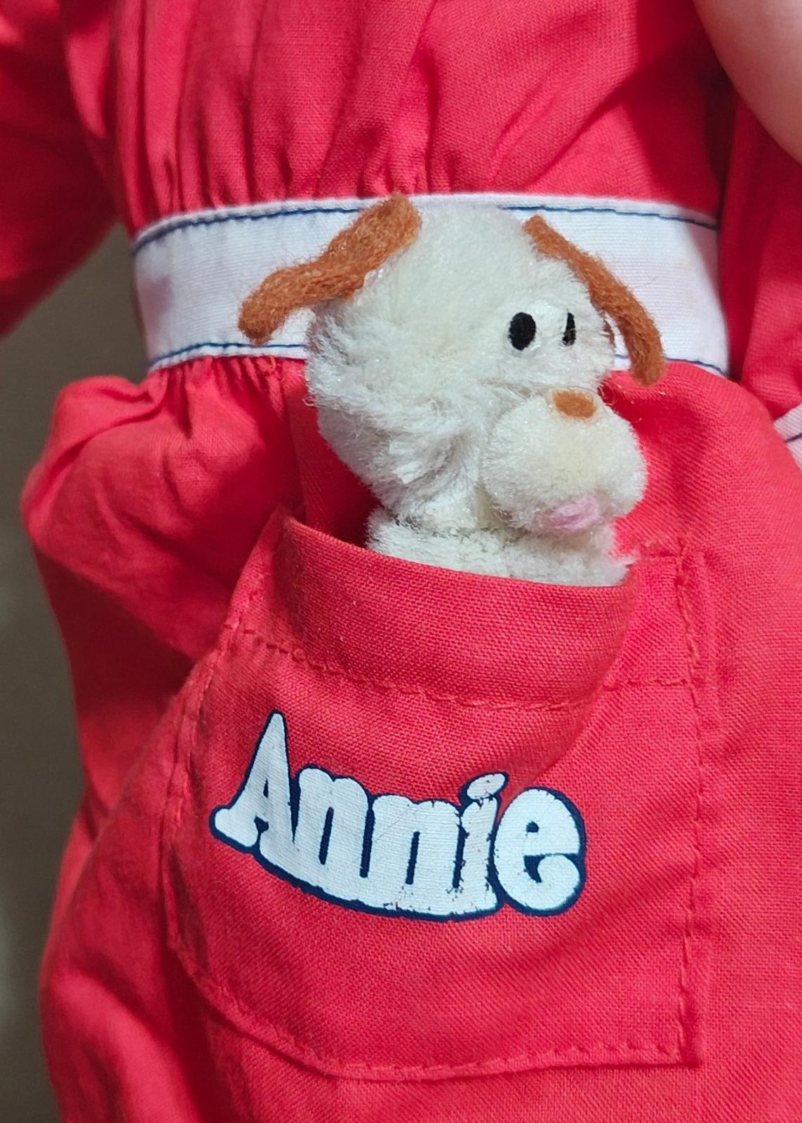 1982 Vintage Little Orphan Annie Rag Doll With Dog Sandy