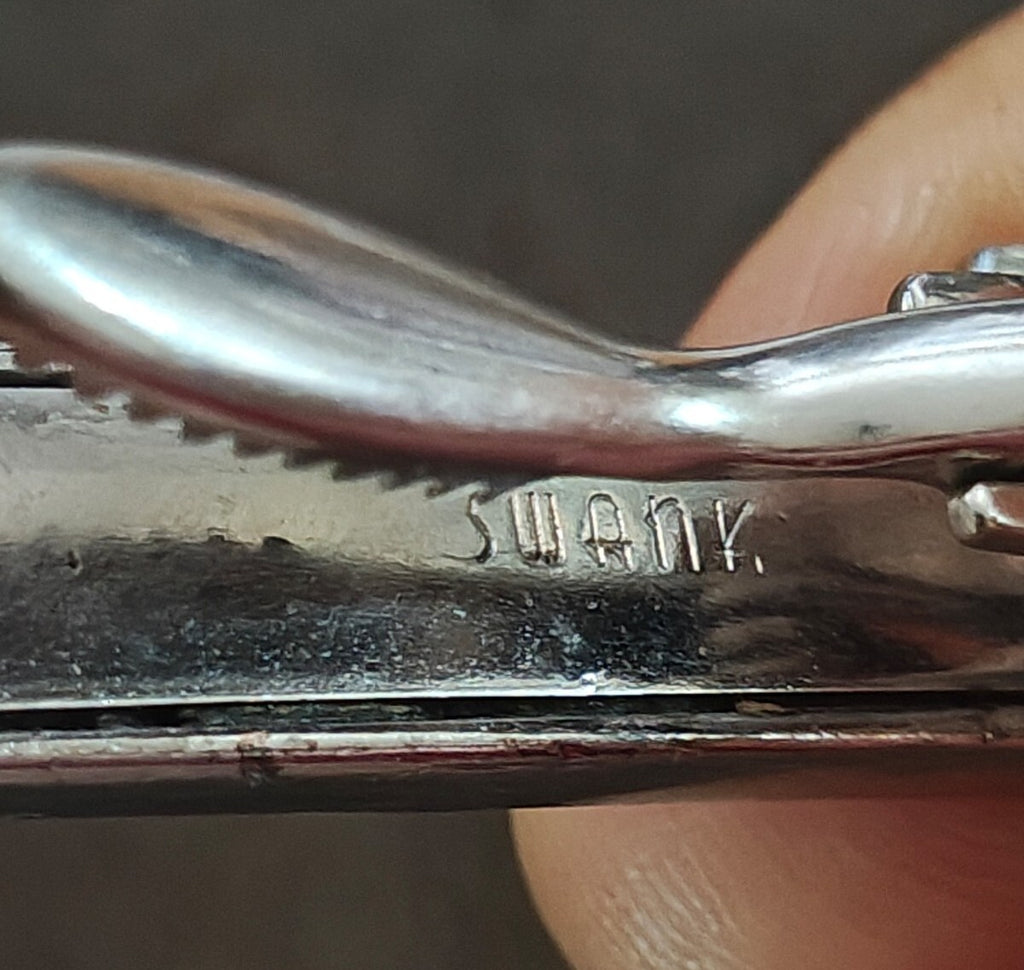 1950s/60s Swank Musical Notes Tie Bar/Tie Clip