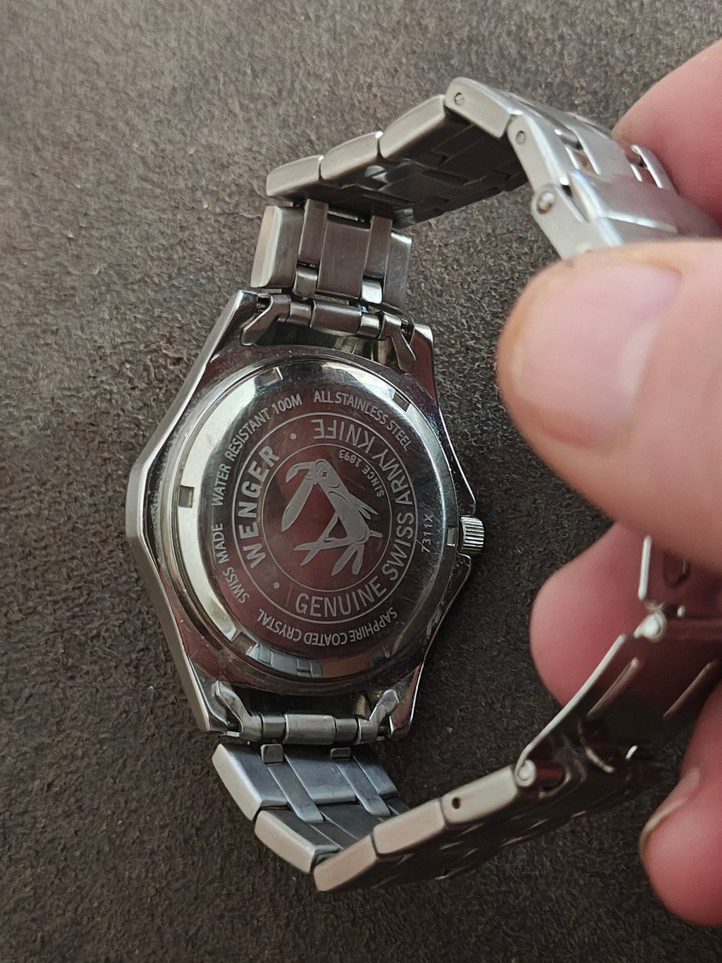 1990s Wenger Swiss Military 7311X Mens Watch