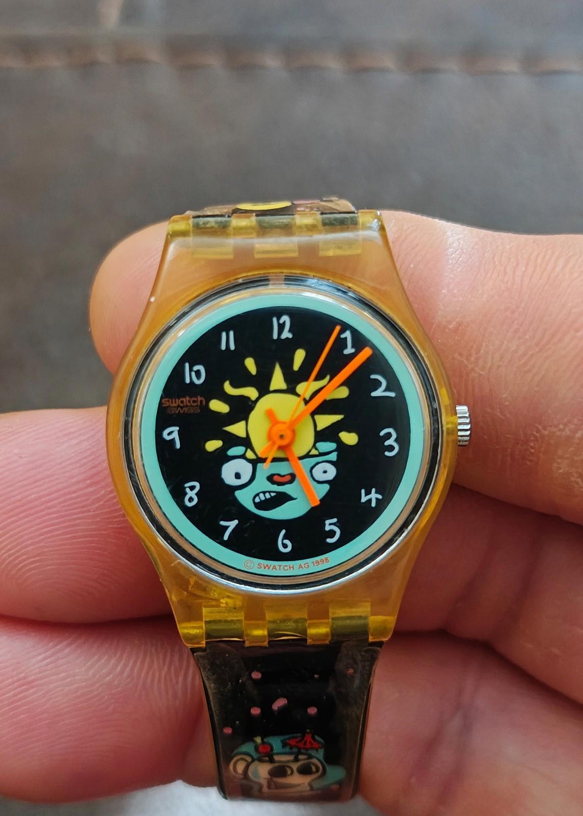 1998 Swatch Lady ULO Ladies Swatch Watch