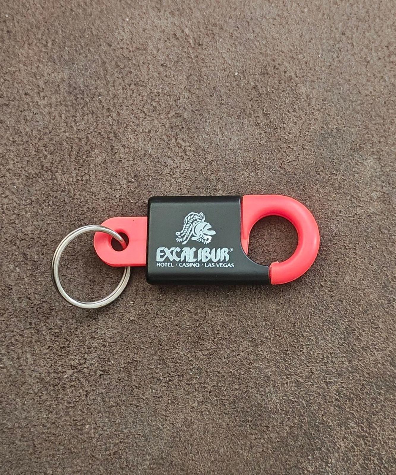 1990s Vintage Excalibur Hotel & Casino Las Vegas Keychain
