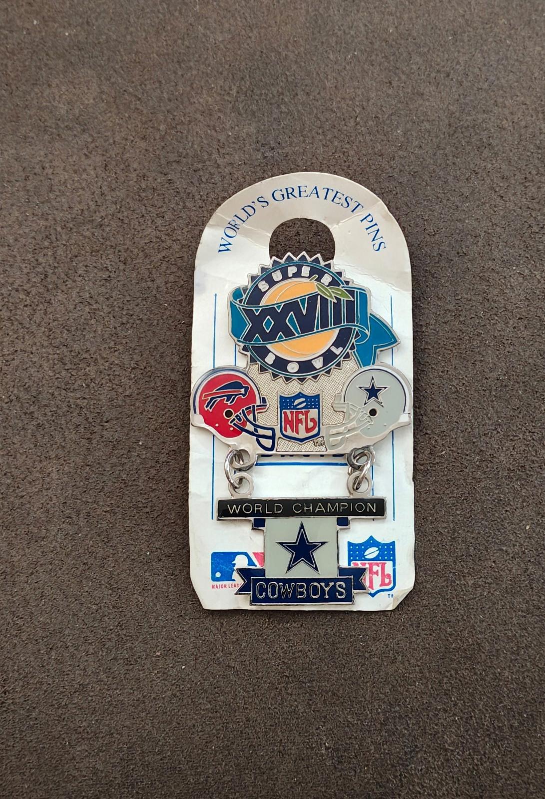 1994 Champion Dallas Cowboys Super Bowl XXVIII Commemorative Pin