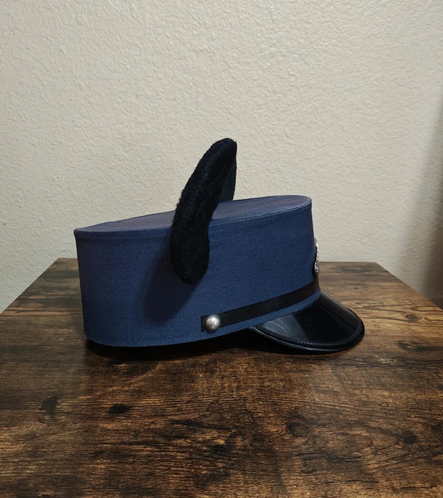 Disney Parks Blue Mickey Mouse Ears Conductor Hat Red Car Trolly