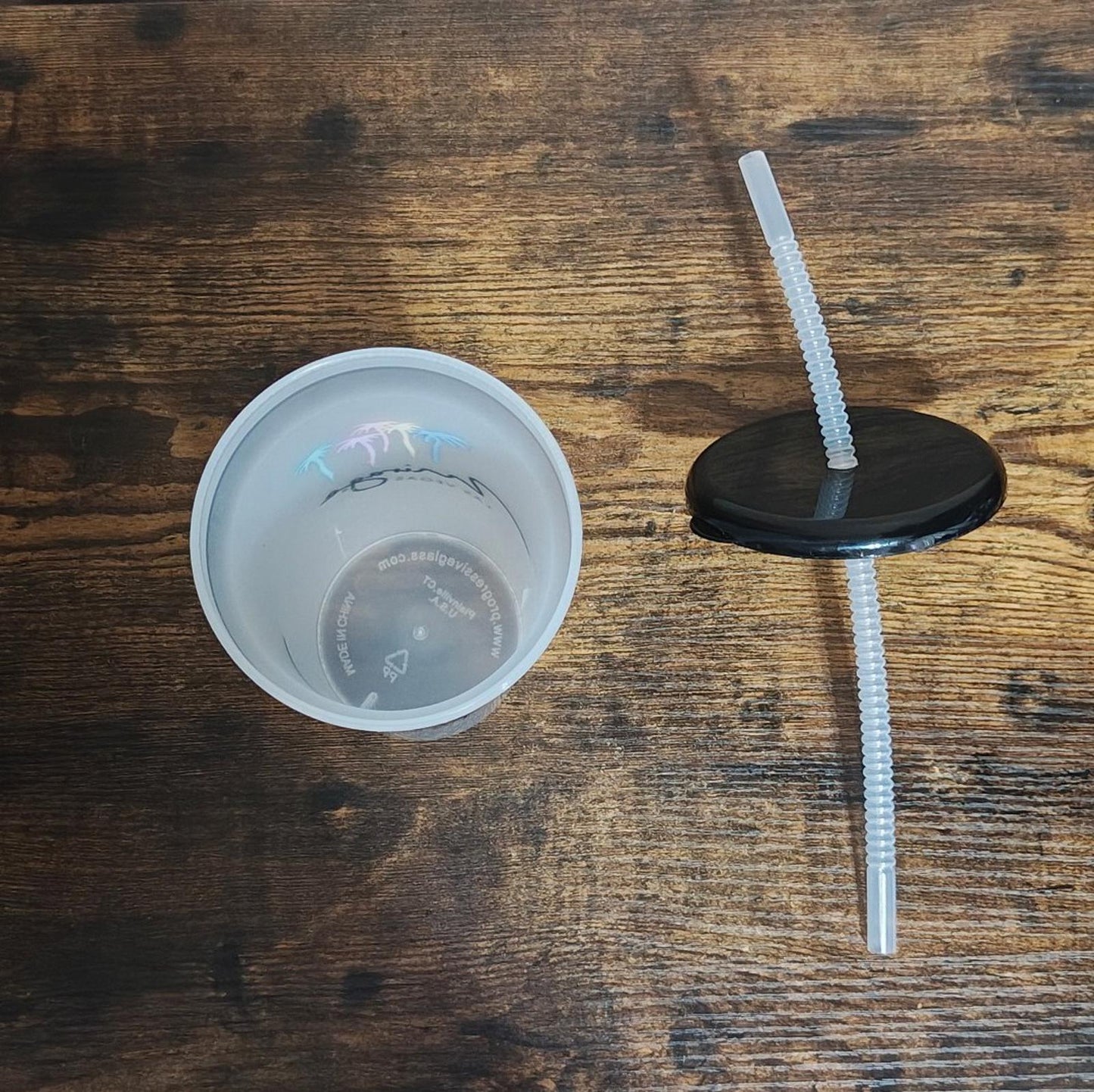 90's Las Vegas Mirage Resort Casino Palm Tree Drinking Cup Tumbler