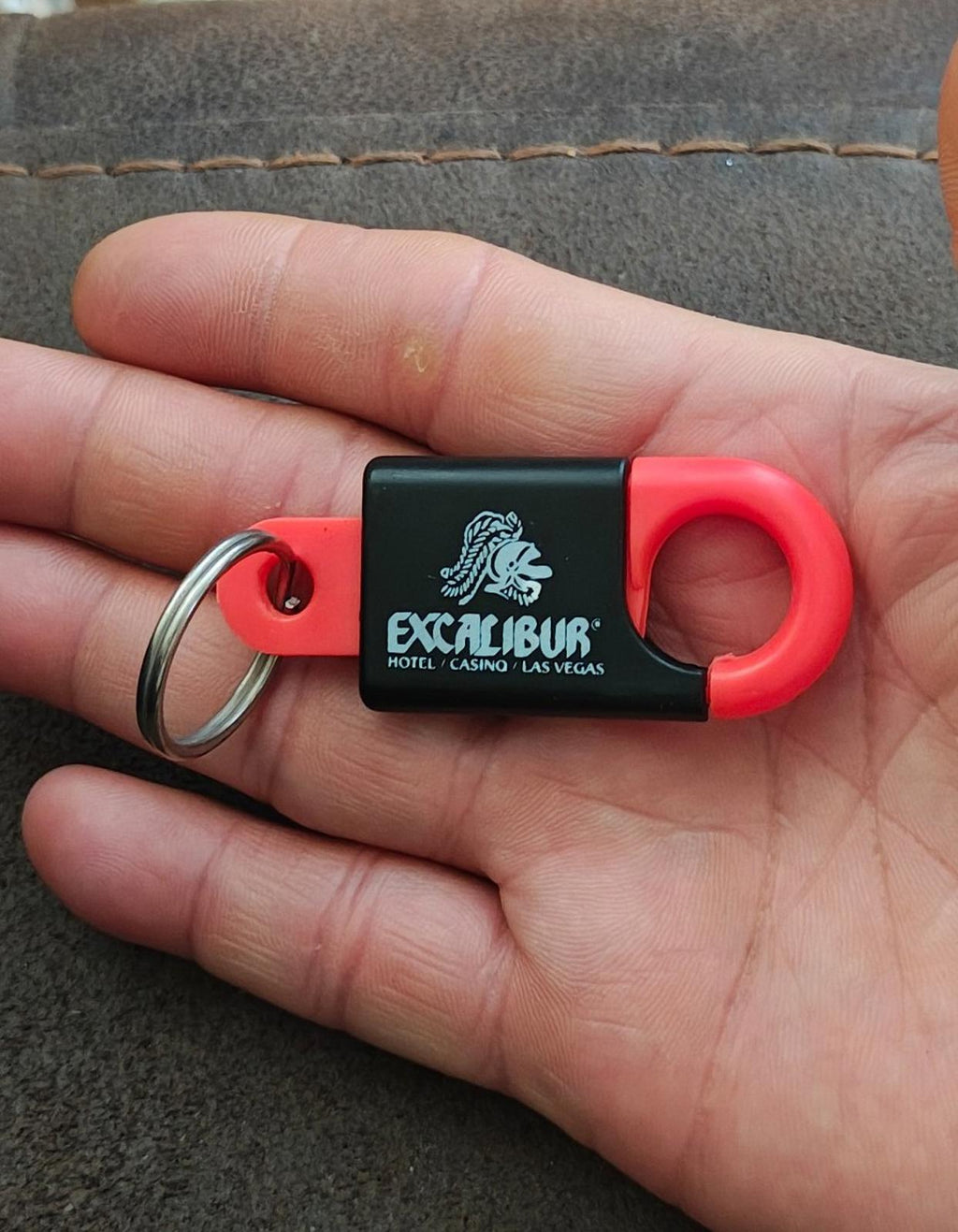 1990s Vintage Excalibur Hotel & Casino Las Vegas Keychain