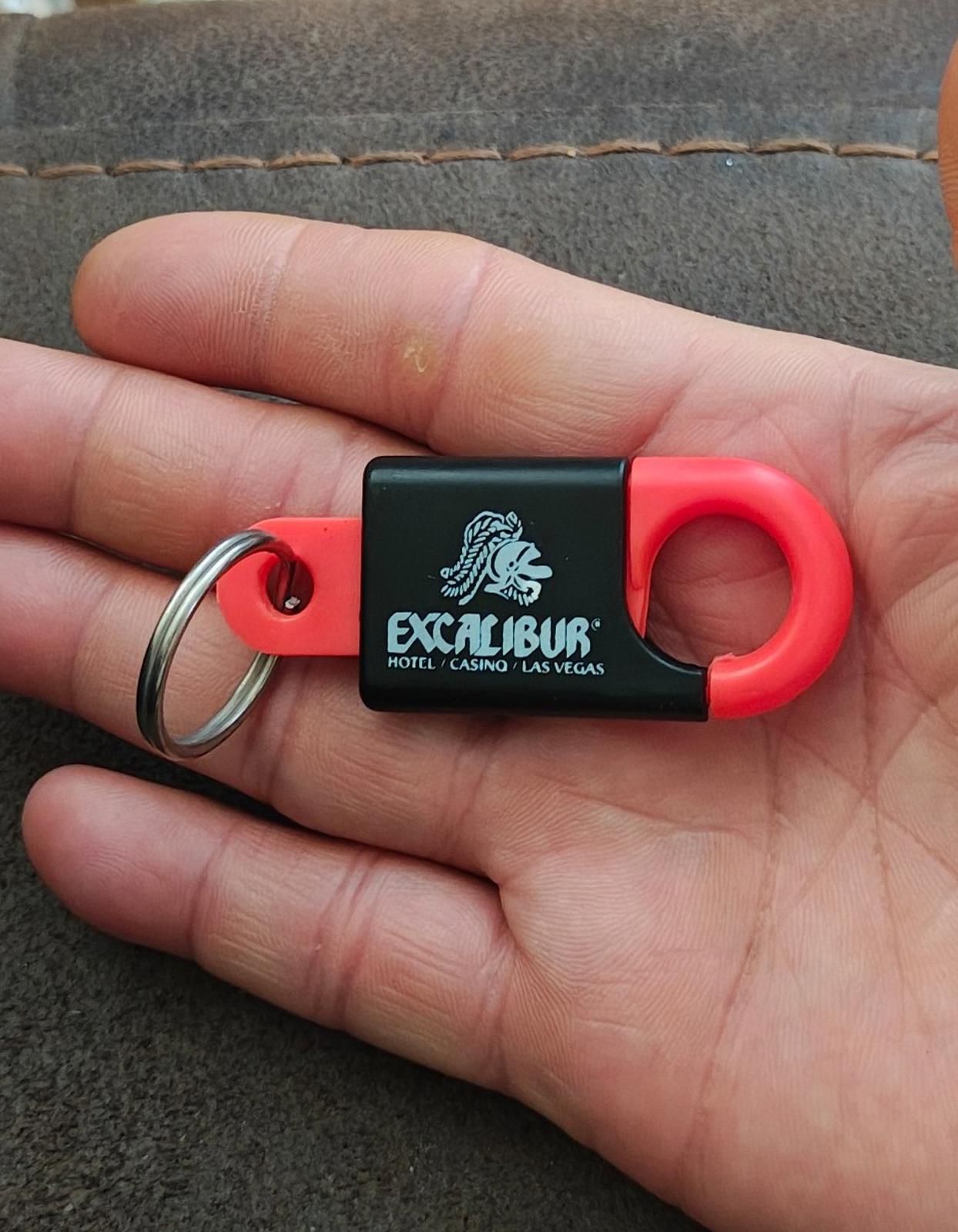 1990s Vintage Excalibur Hotel & Casino Las Vegas Keychain