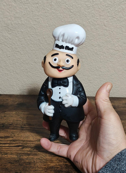 1980s Vintage Magic Chef Advertising Vinyl/Rubber Coin Bank