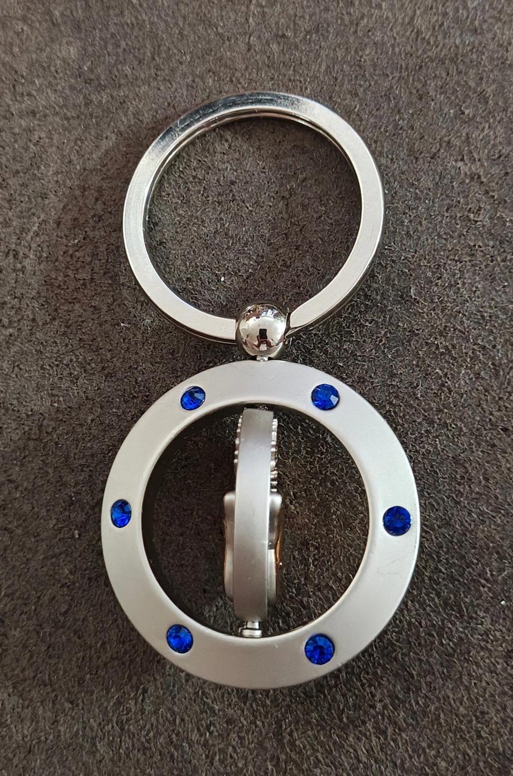 Shaka Sign Two Tone Double Sided Keychain/Keyring