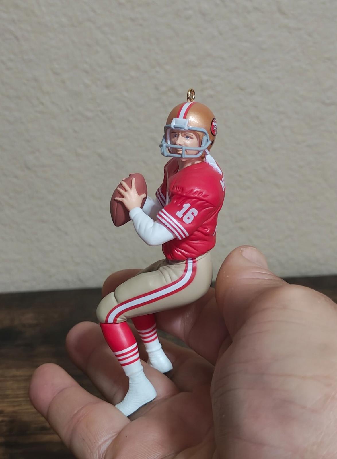 1995 Hallmark Keepsake Joe Montana Football Legends Ornament