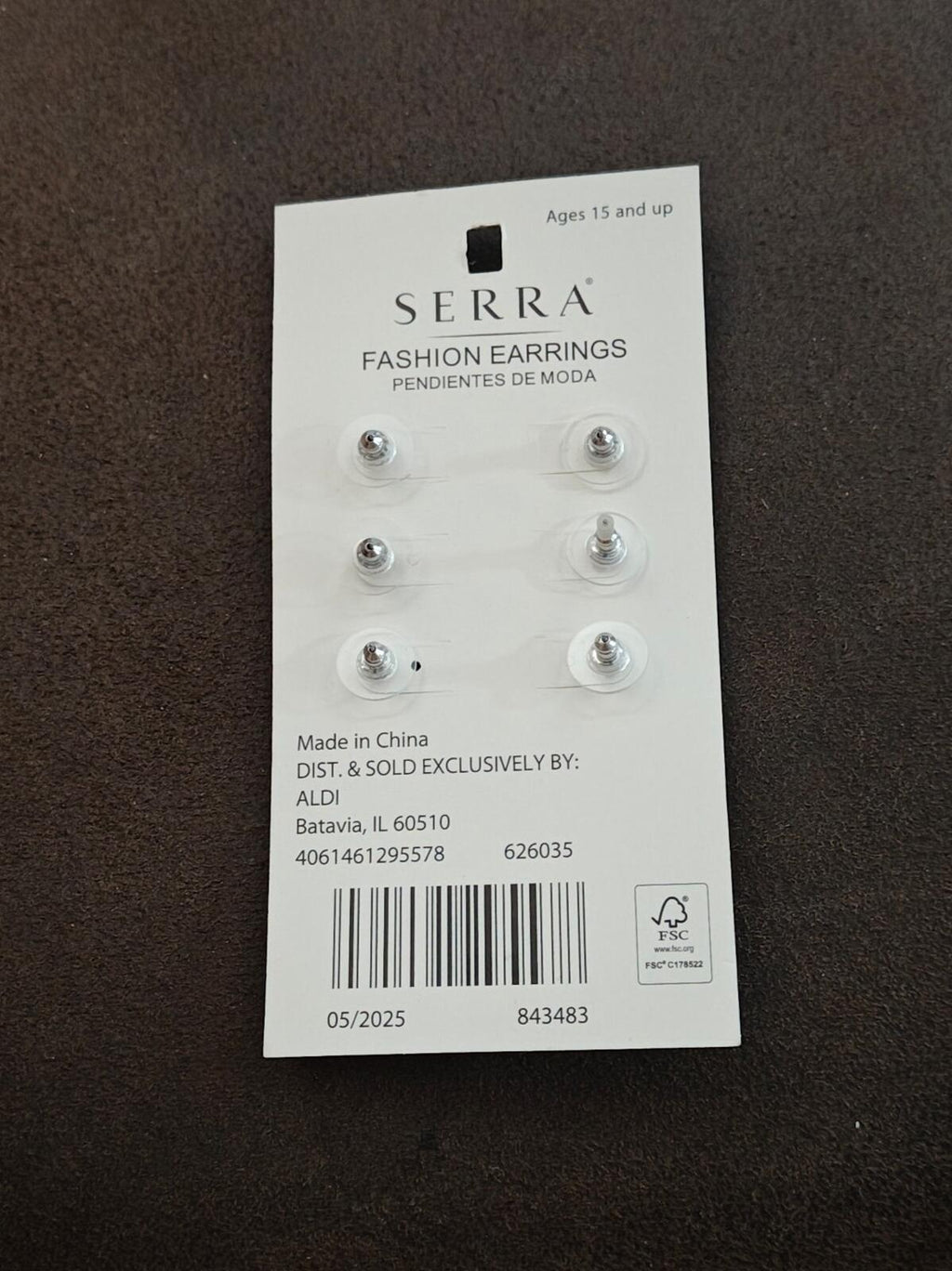 Serra Brand Patriotic Fashion Earrings With Western Themed Design New