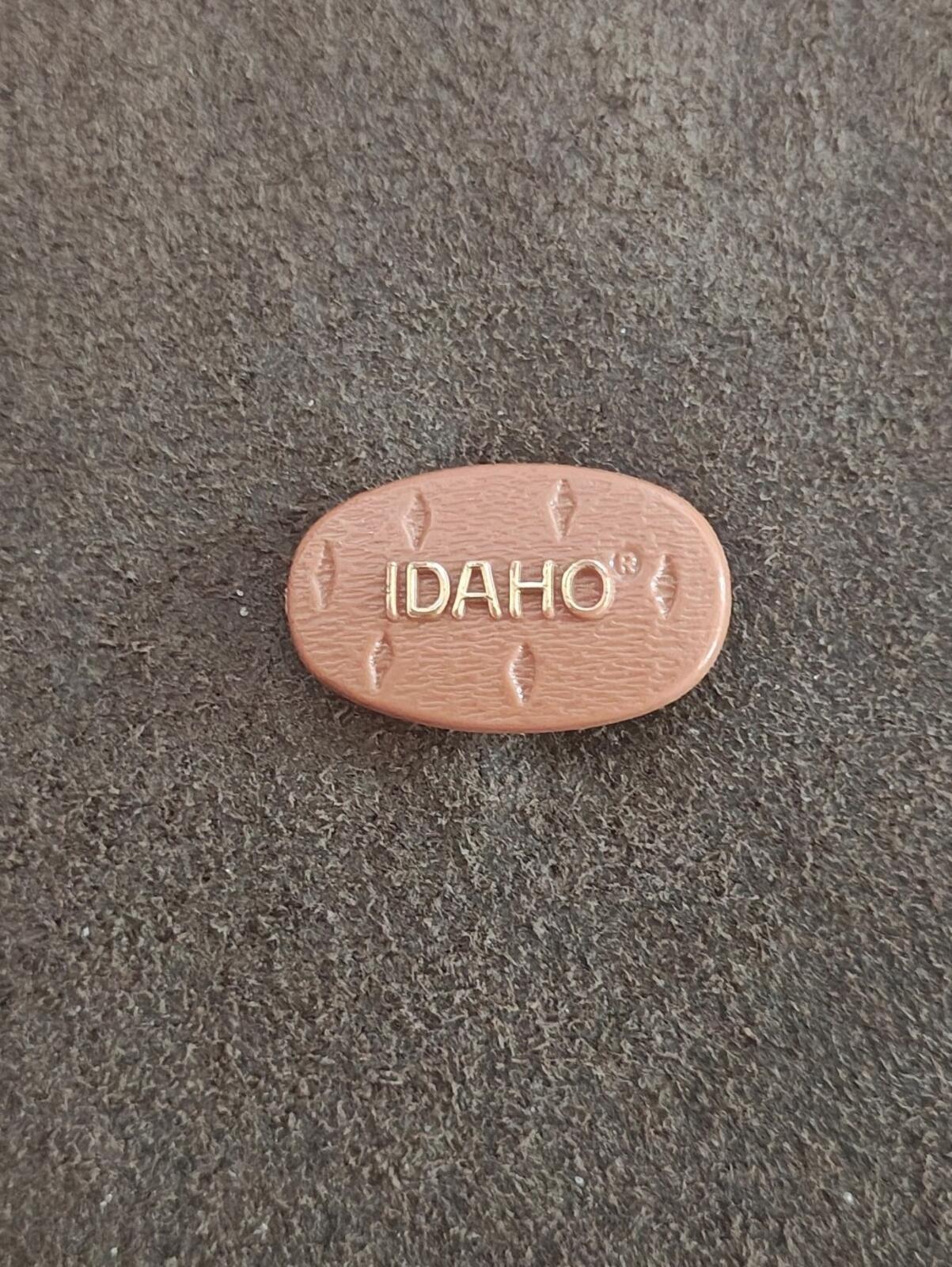 1980s Idaho State Potato Plastic Pin