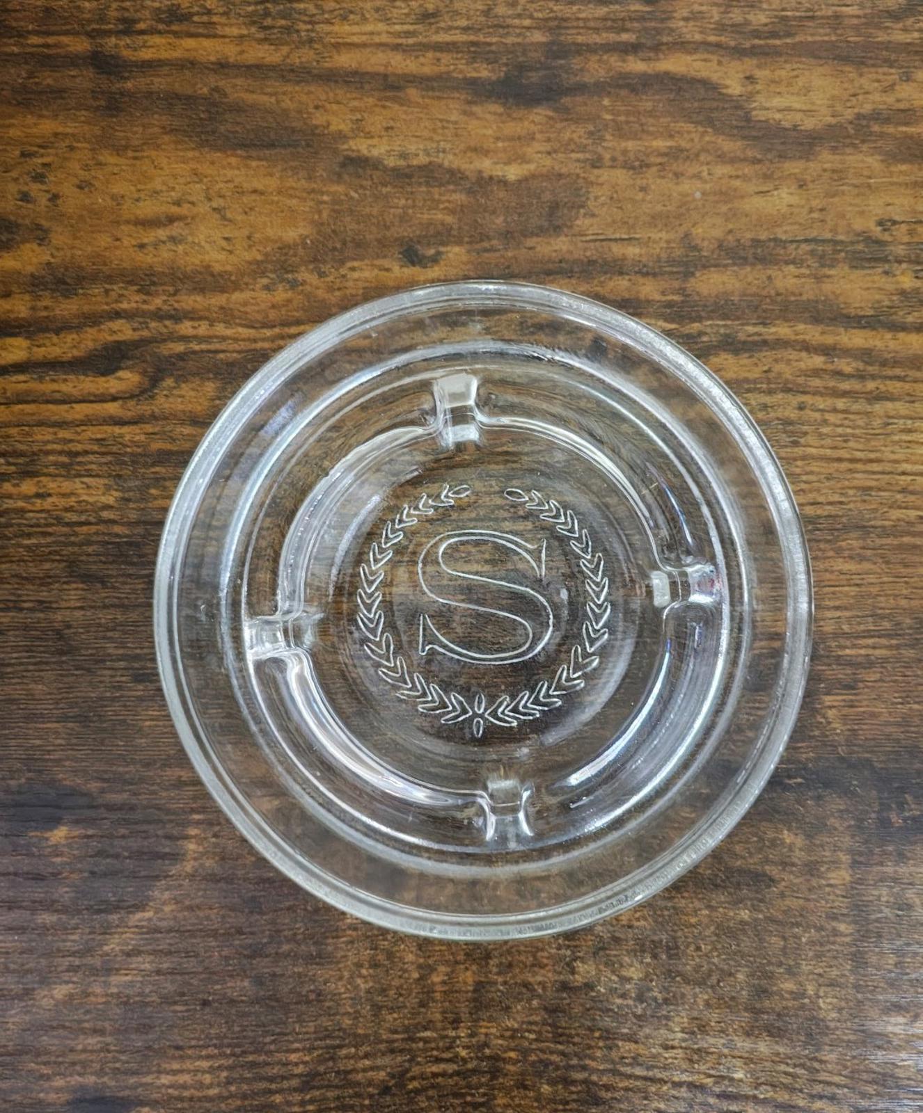 1970s Sheraton Hotel Glass Ashtray