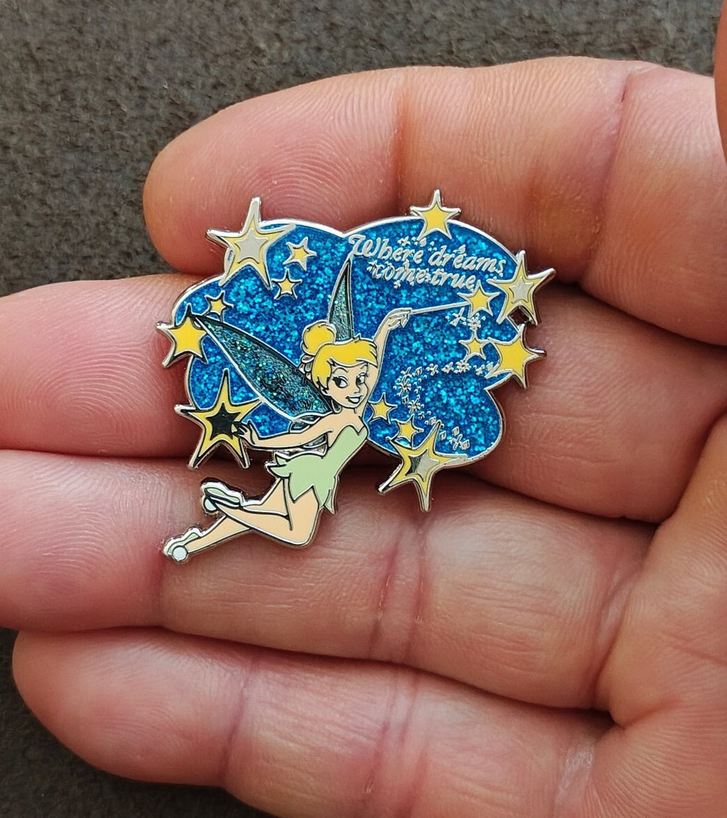 Disney Tinker Bell "Where Dreams Come True" Exclusive Pixie Dust  Pin