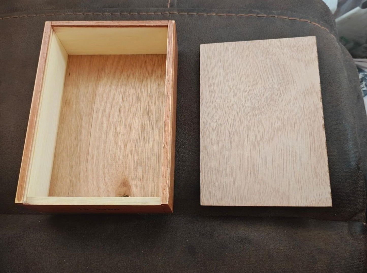 Monseñor de Puerto Plata" Empty Wooden Cigar Box