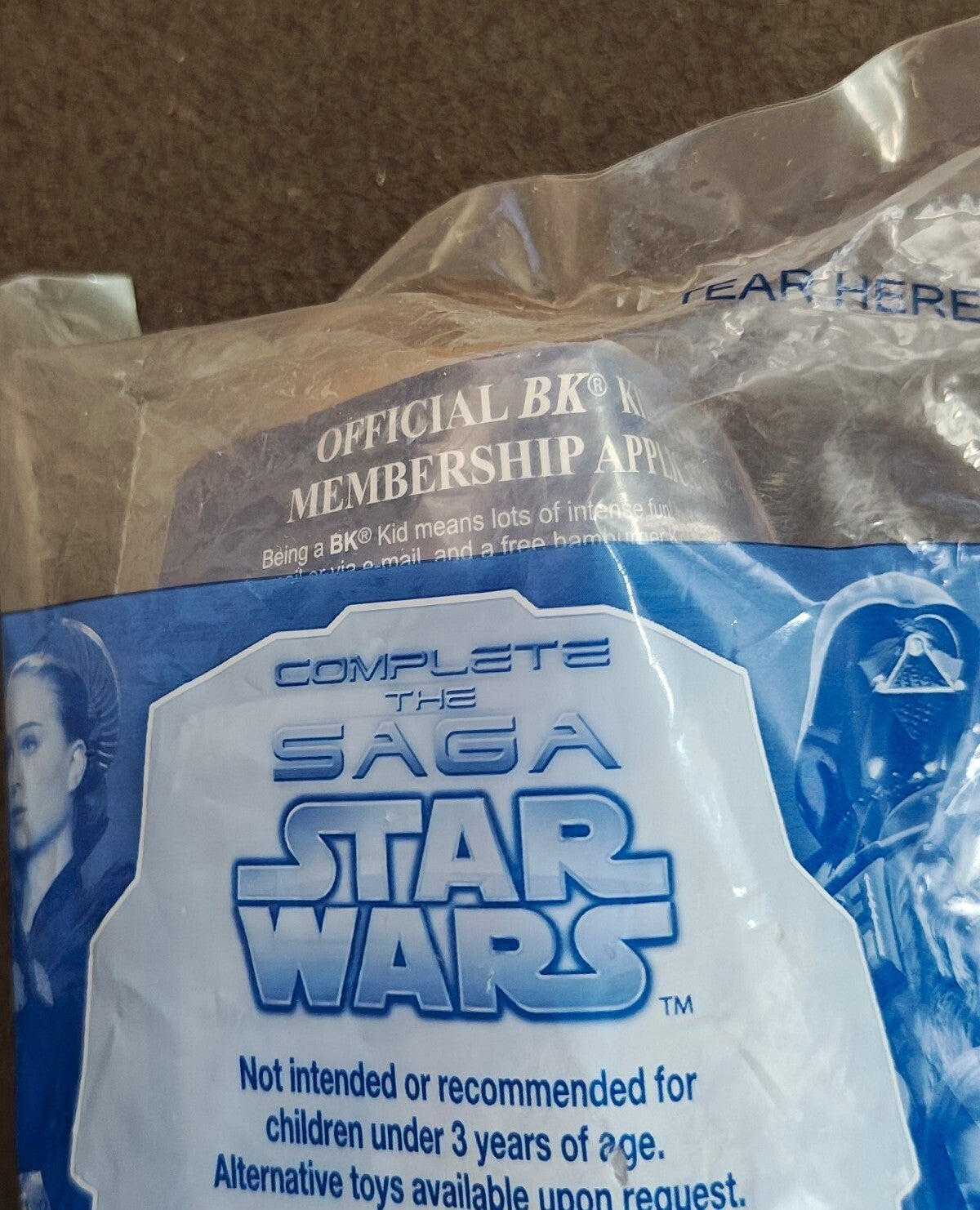 2005 Burger King Star Wars: The Complete Saga Kids Meal Mace Windu Toy New