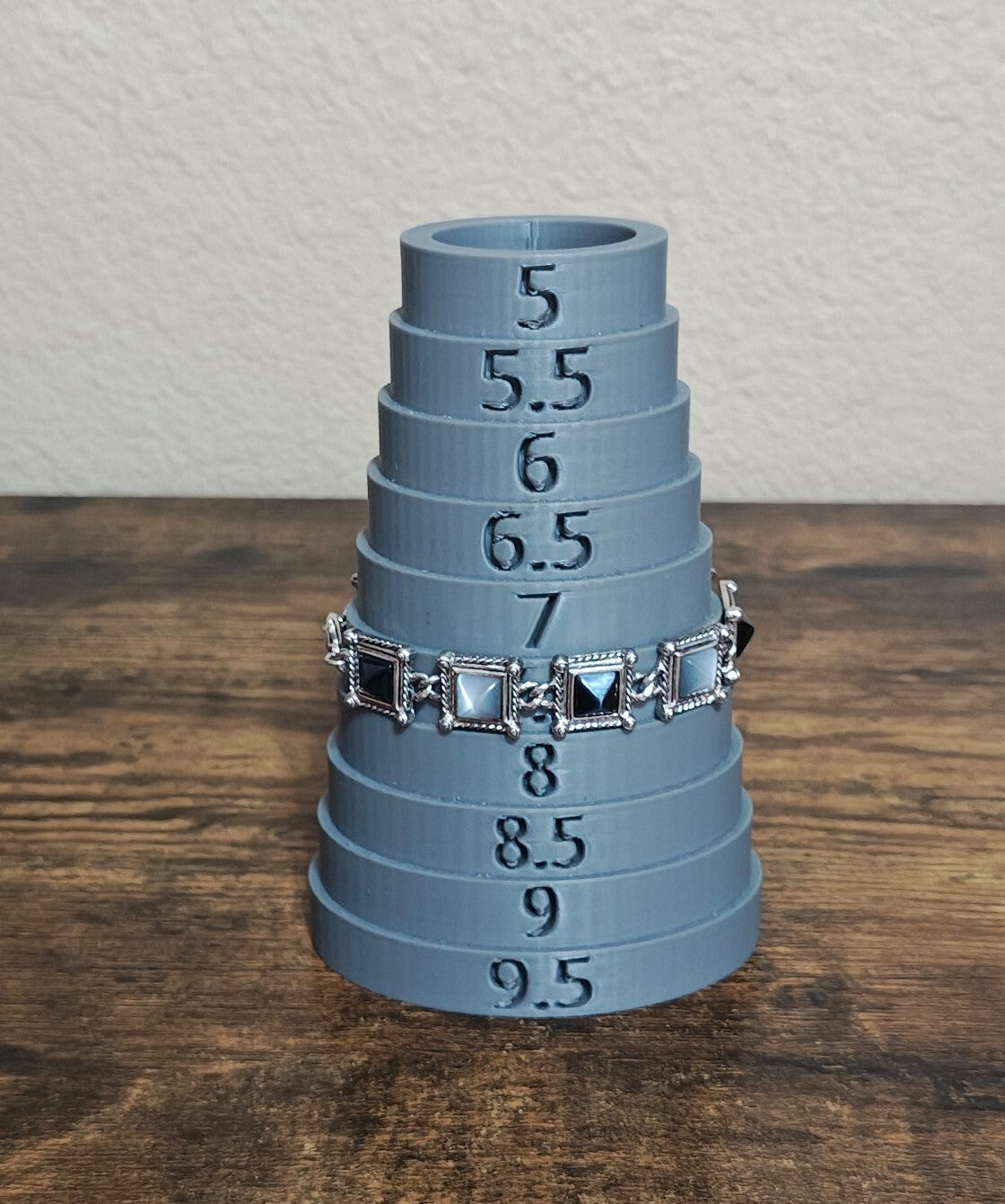 90s Premier Designs Pyramid Cut Moonglow/Cat's Eyes Stones Bracelet