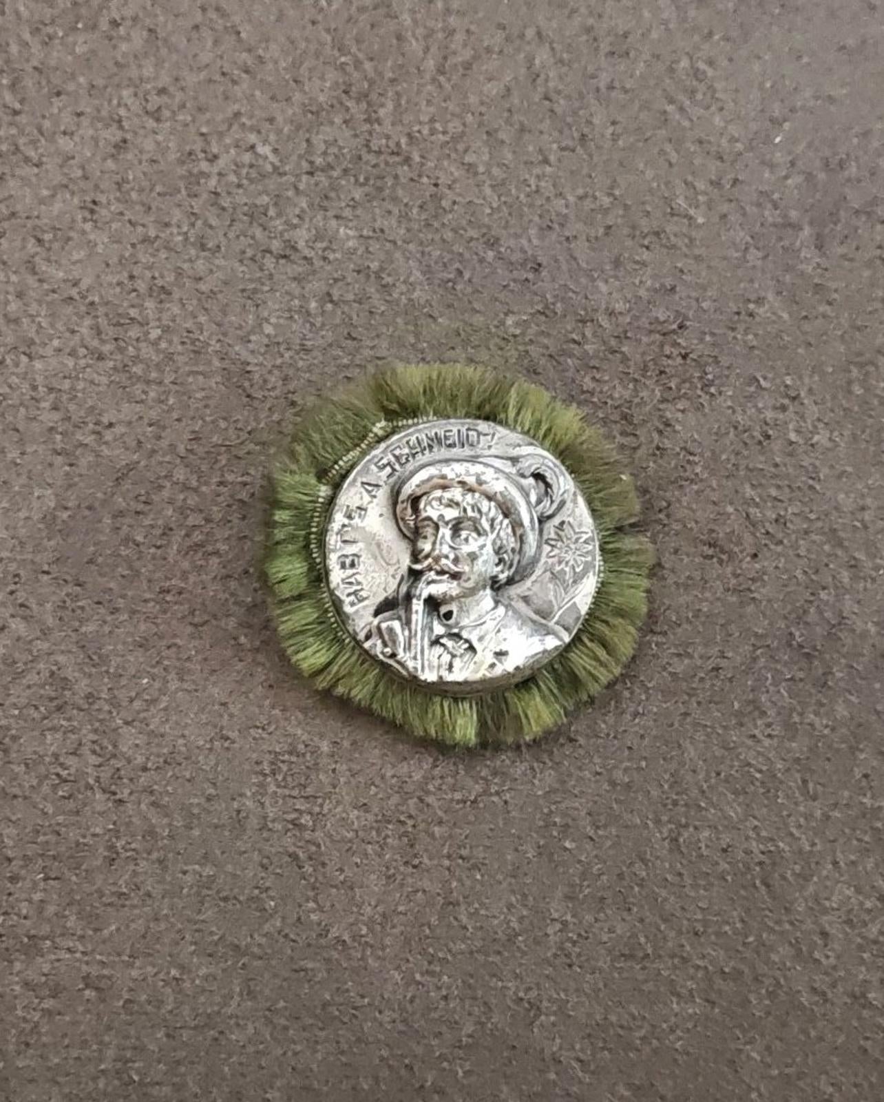 1920s/30s Rare & Hard To Find German Alpine Silver Tone Hat Pin