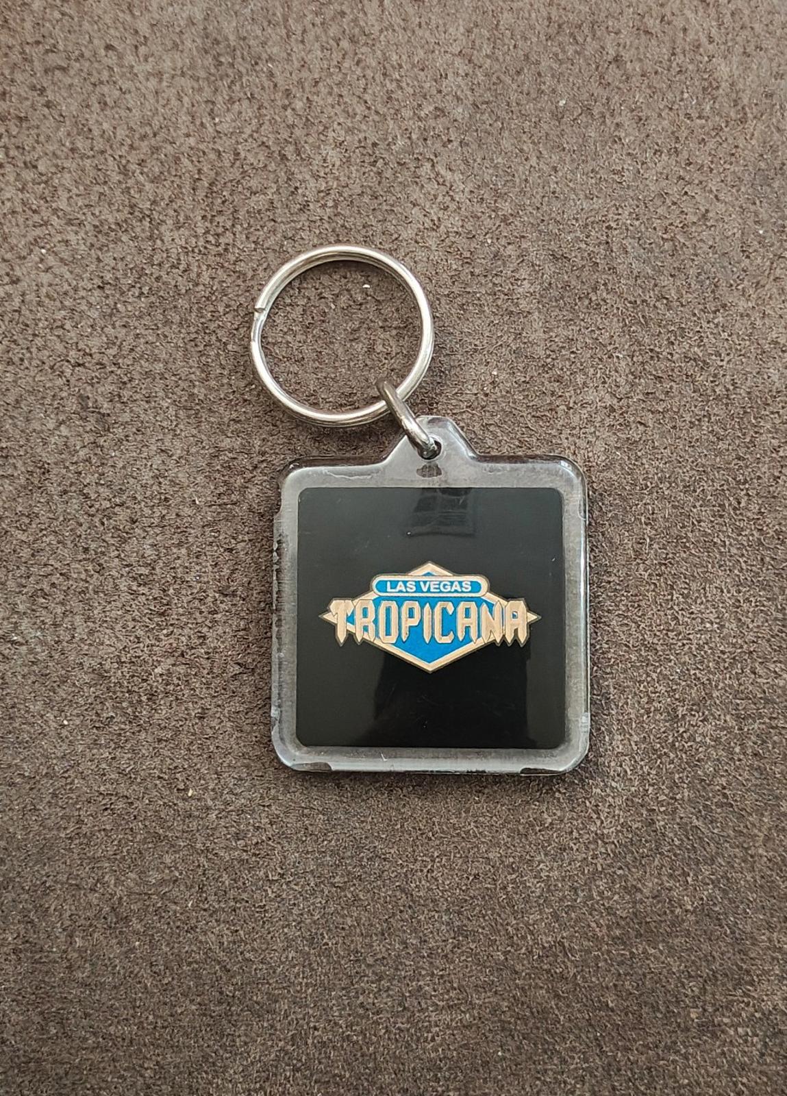 1990s Vintage Tropicana Hotel and Casino Las Vegas Keychain