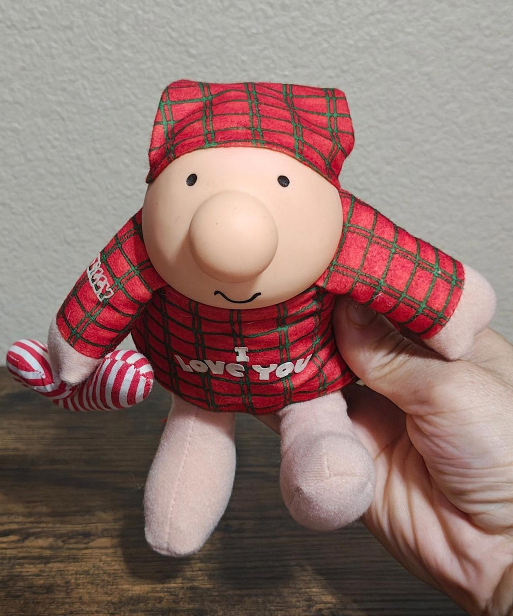 1991 Vintage "I Love You" 7" Christmas Ziggy Plush