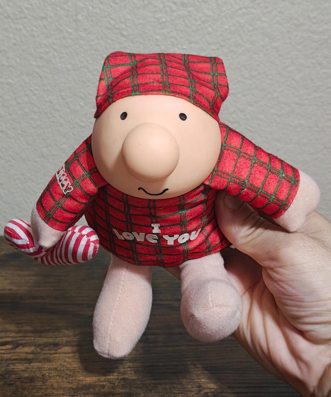 1991 Vintage "I Love You" 7" Christmas Ziggy Plush