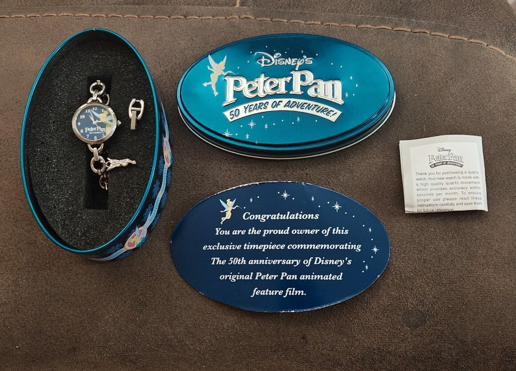 2003 Disney's Peter Pan 50th Anniversary Tinker Bell Ladies Watch