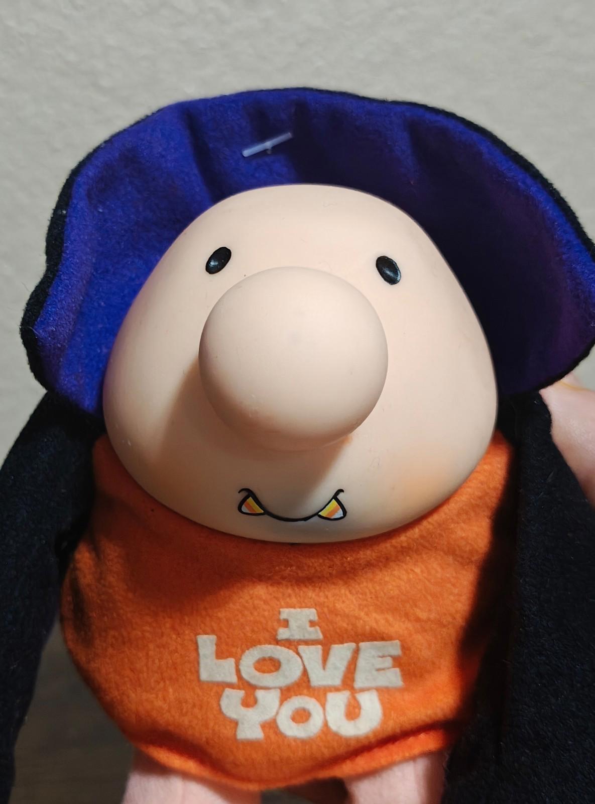 Vintage 1993 "I Love You" 6" Halloween Dracula Ziggy Plush