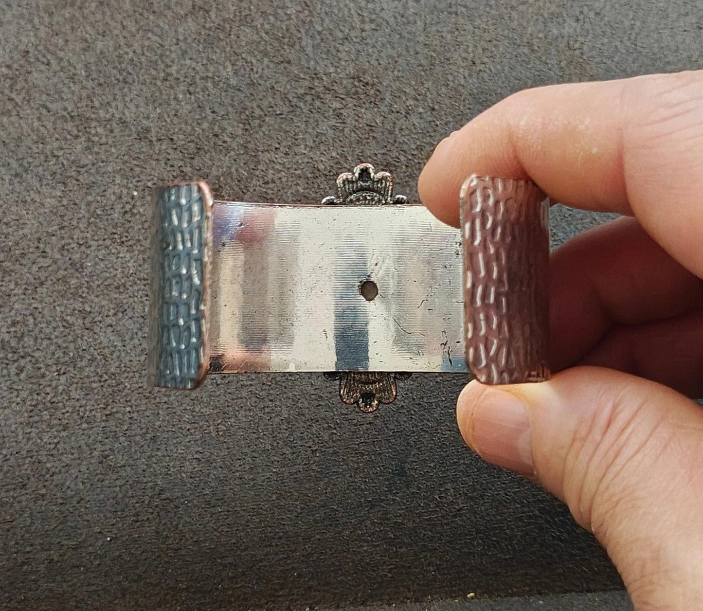 Southwestern Style Hammered Silver Cuff Bracelet