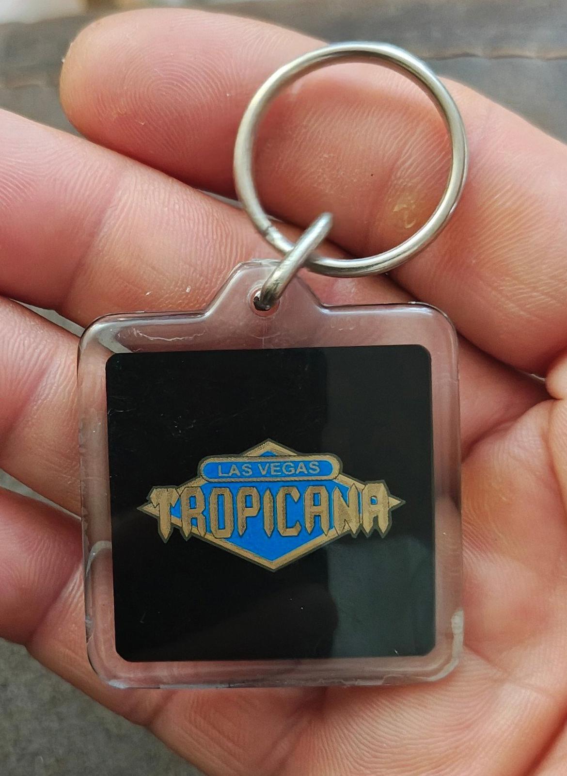 1990s Vintage Tropicana Hotel and Casino Las Vegas Keychain