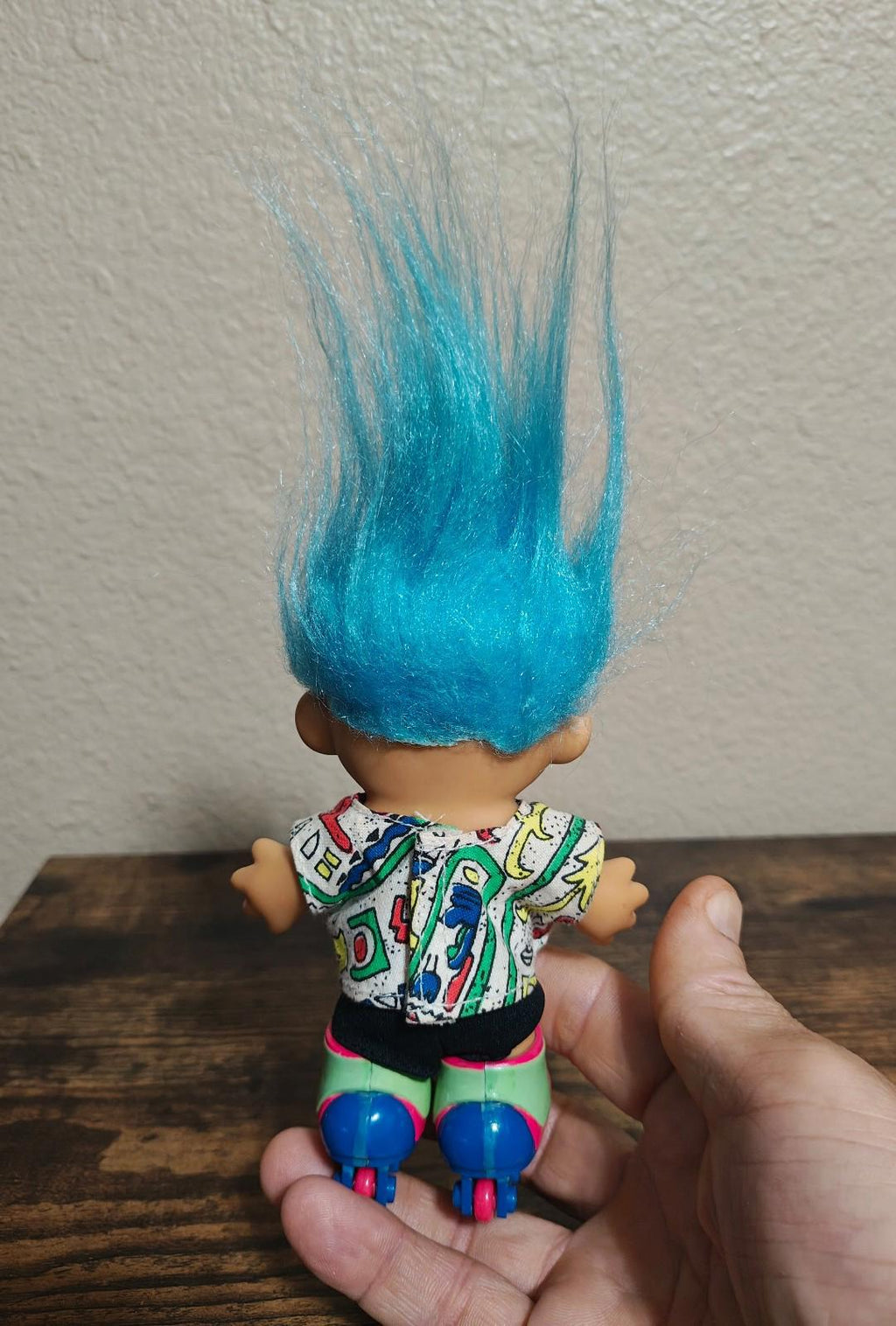 1990s Vintage Russ Troll Doll "Roller Blader Edition.