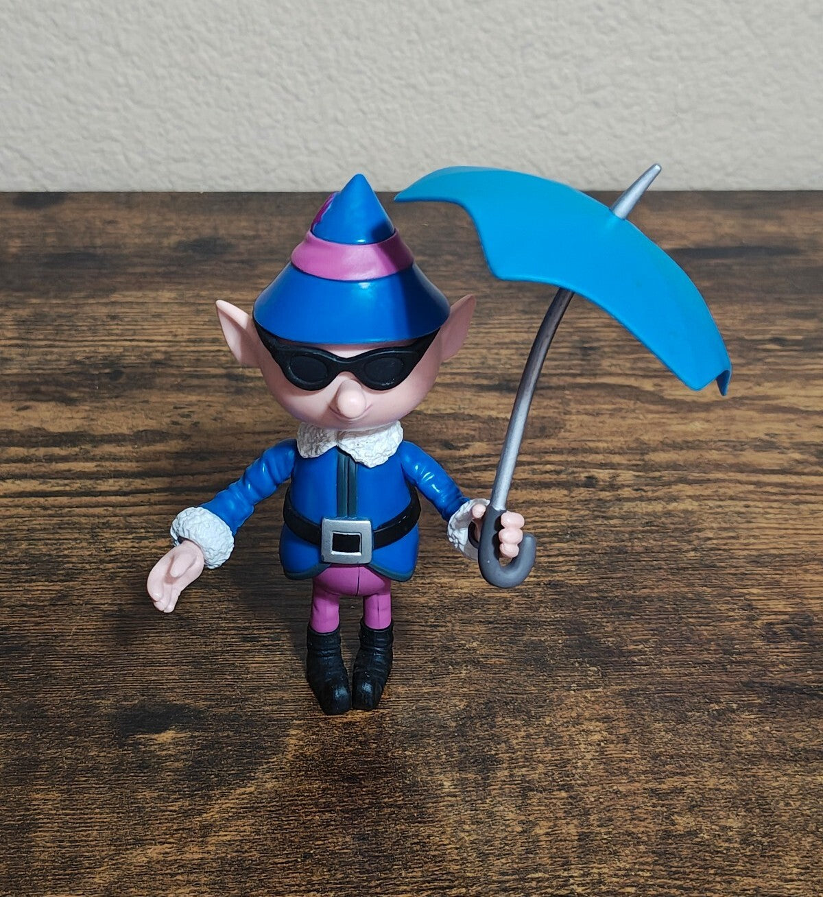 2003 Rare HTF Playing Mantis "Boy Elf" Rudolph The Red Nosed Reindeer PVC Figure