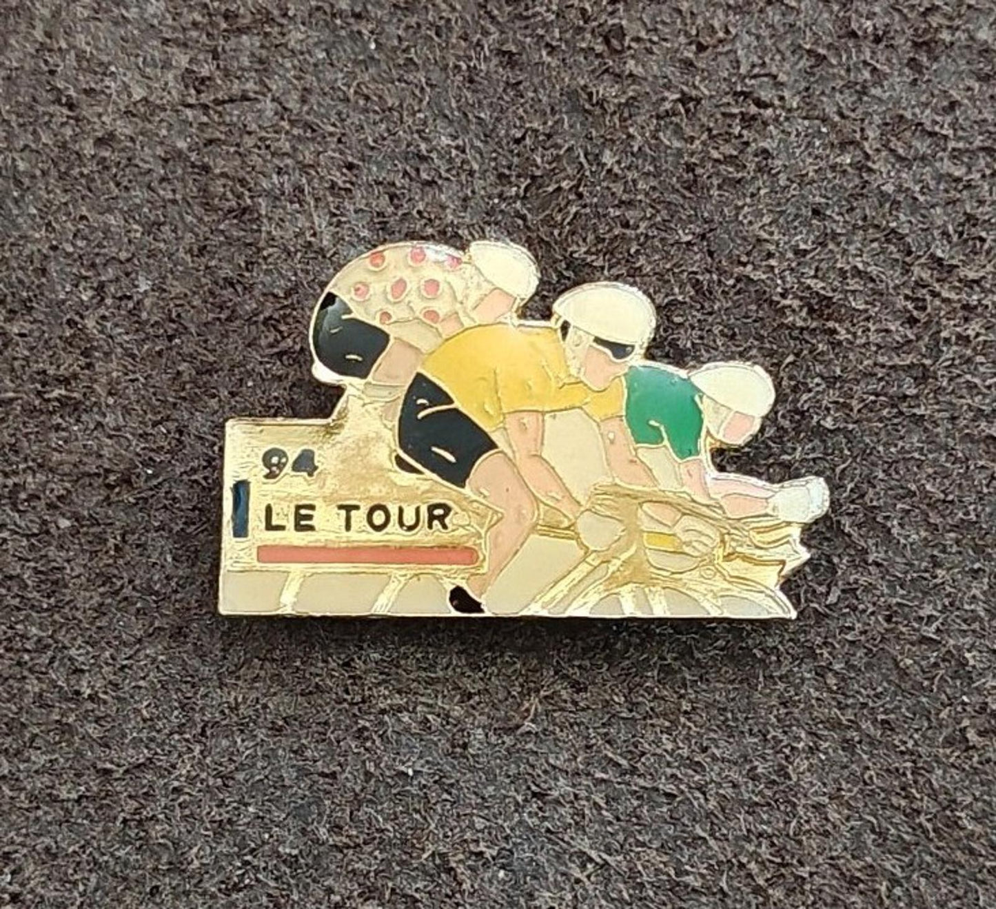1994 Tour de France Gold Tone Enamel Pin