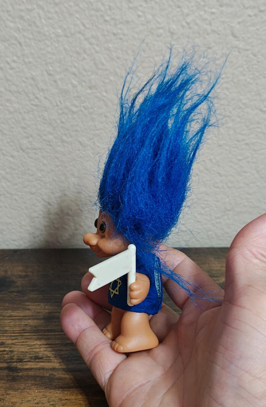 1990s Russ Berrie Happy Chanukah Troll Doll