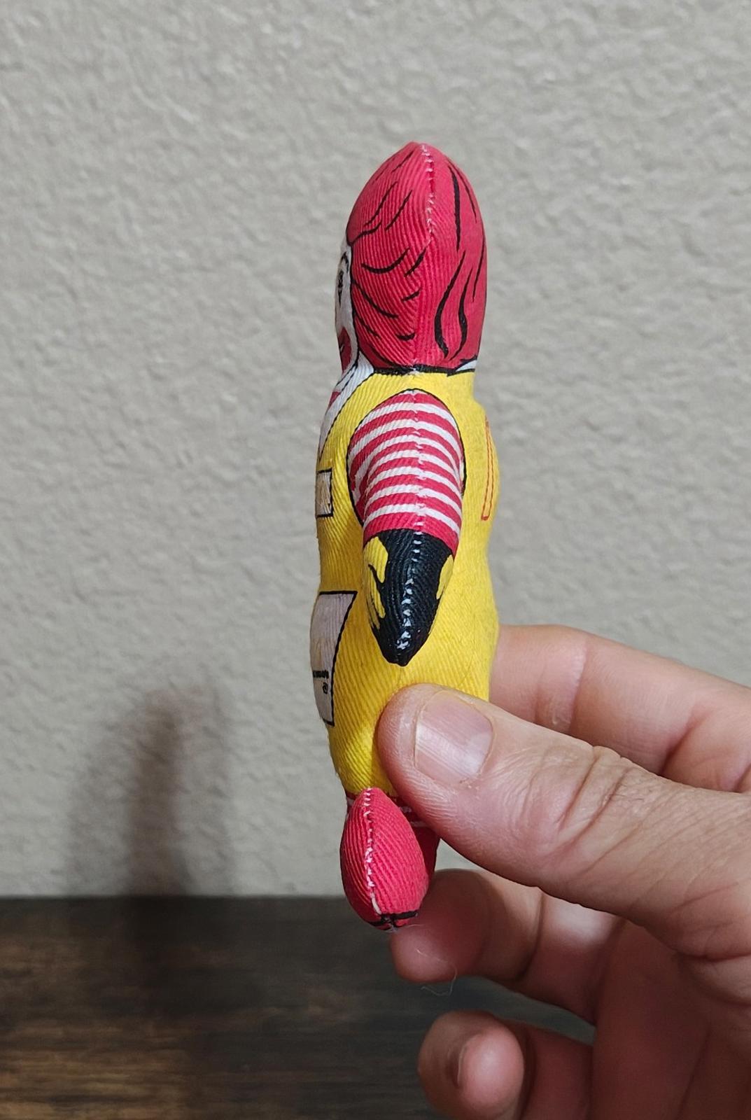 1984 McDonald's Ronald McDonald Happy Meal Plush Doll