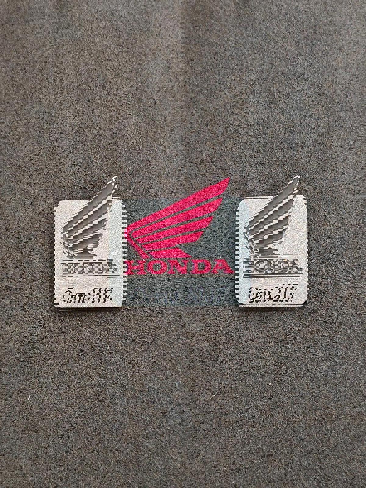 2007 Honda Demo Silver Tone Collectible Red Enamel Pin