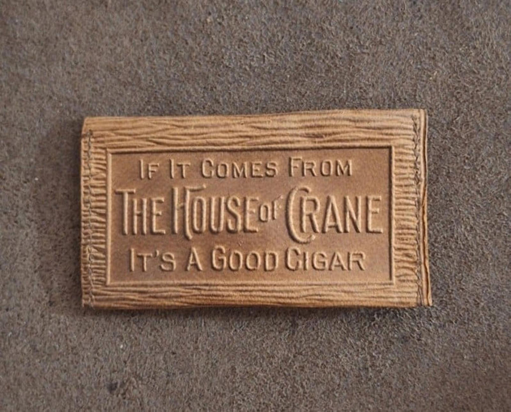 Cool Vintage Rare & HTF Early 1900s Leather House of Crane Cigar Leather Purse.
