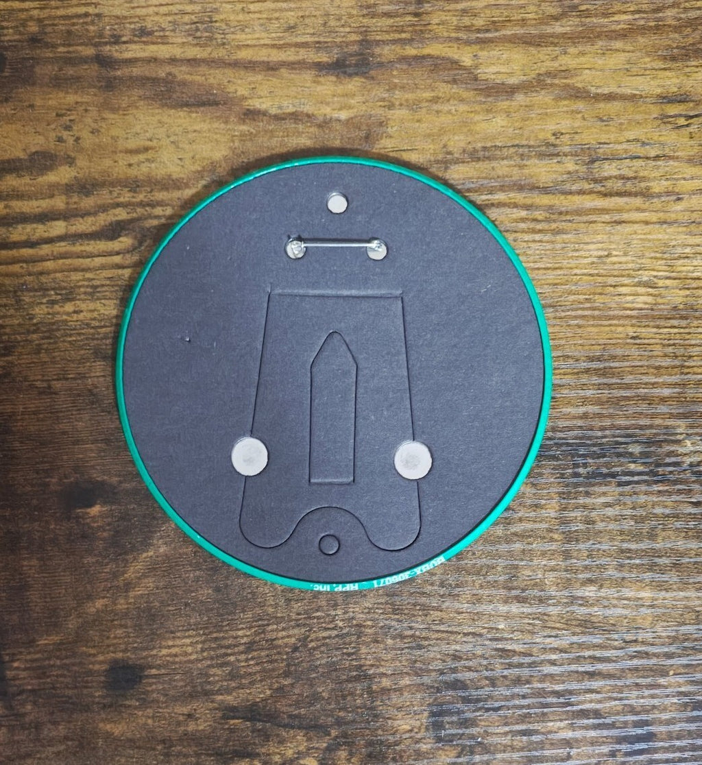 1980s Santa Without a Cause Design Pin