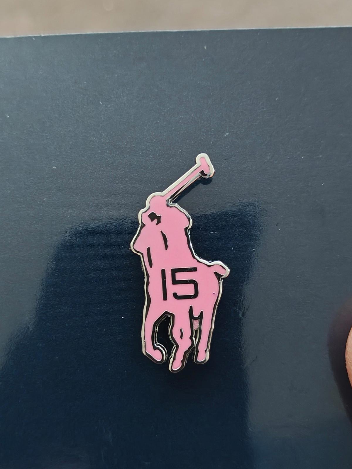 Collectible Limited Edition Ralph Lauren Pink Pony Pin New On Card.