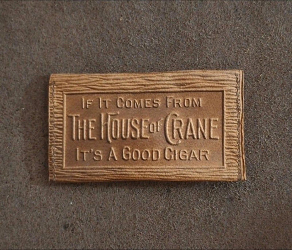Cool Vintage Rare & HTF Early 1900s Leather House of Crane Cigar Leather Purse.