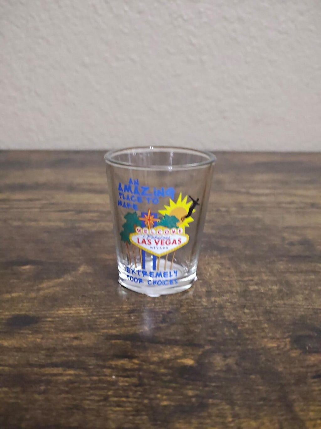 An Amazing Place To Make Poor Choices Las Vegas Shot Glass