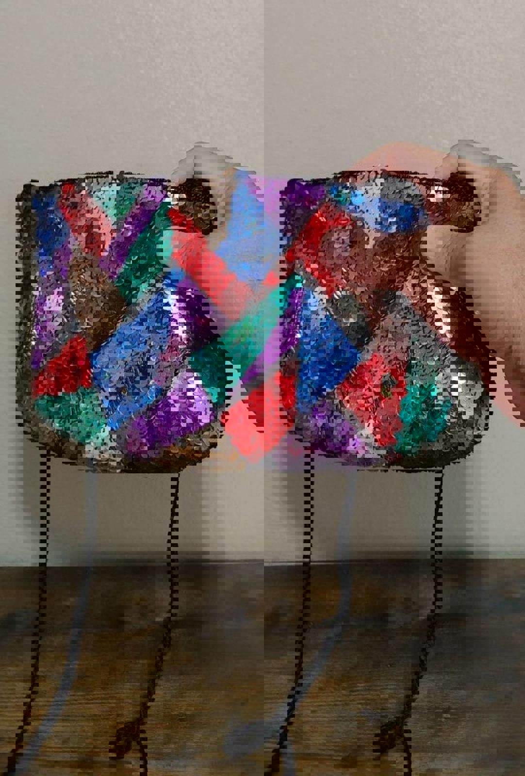 Colorful Sequined Small Purse/Clutch Purse/Coin Purse/Wristlet