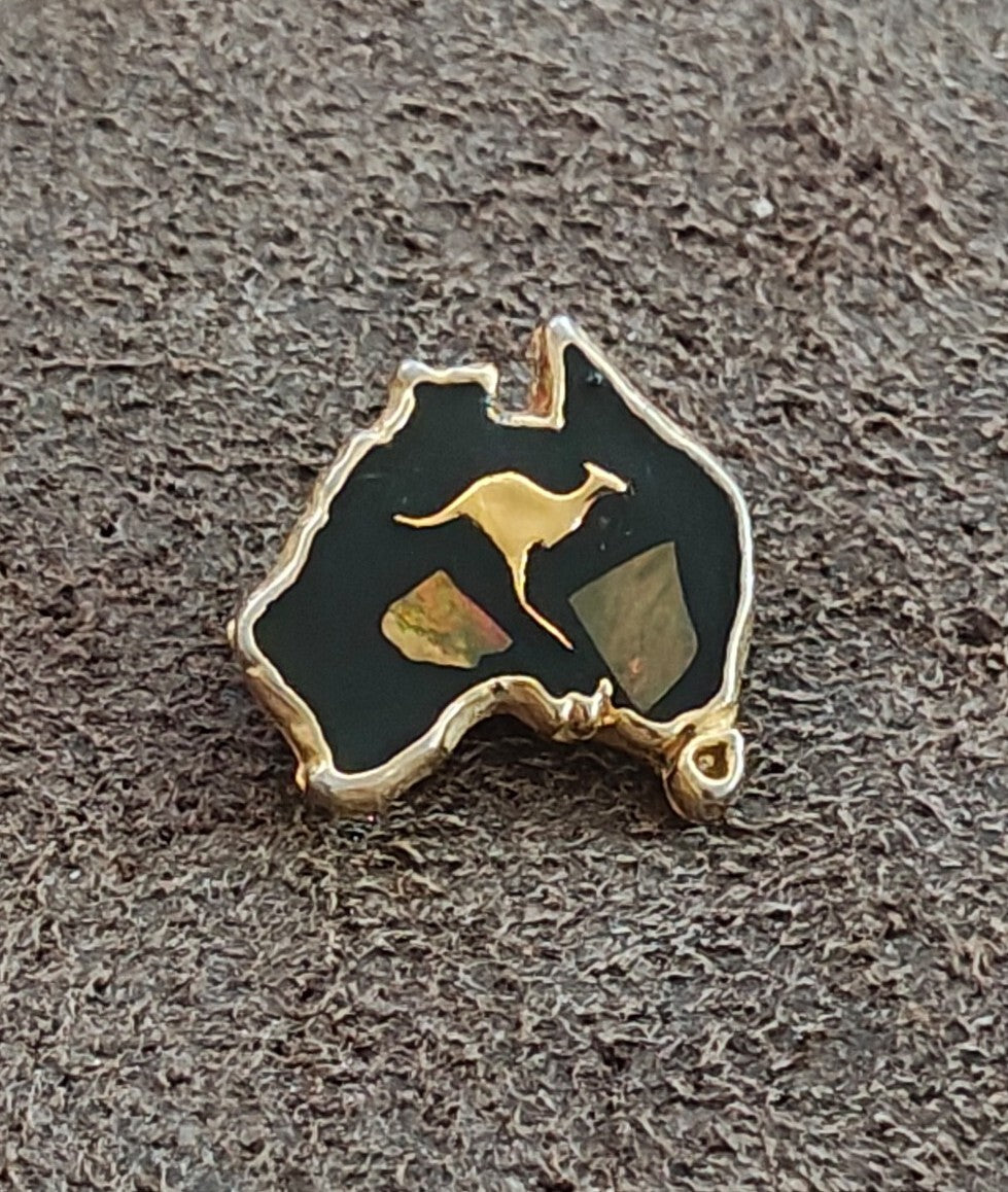 1970s/80s Australian Travel Souvenir Gold Tone Pin/Brooch