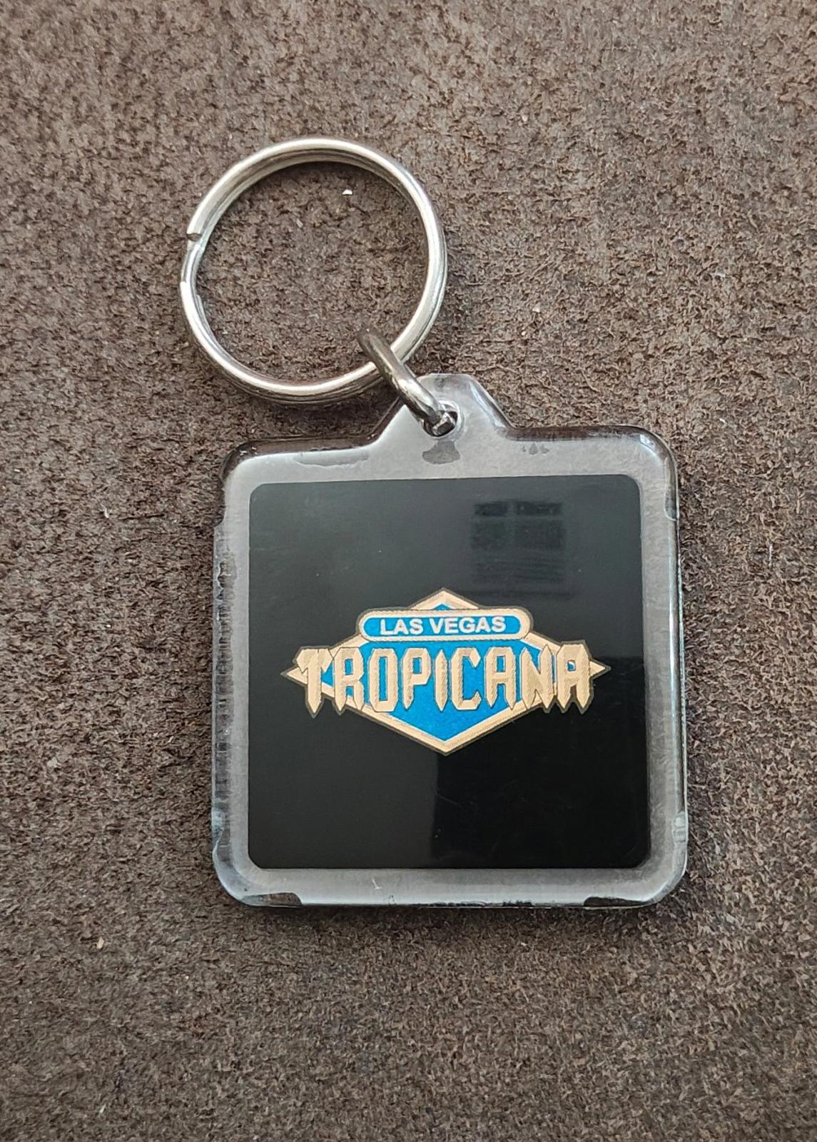 1990s Vintage Tropicana Hotel and Casino Las Vegas Keychain