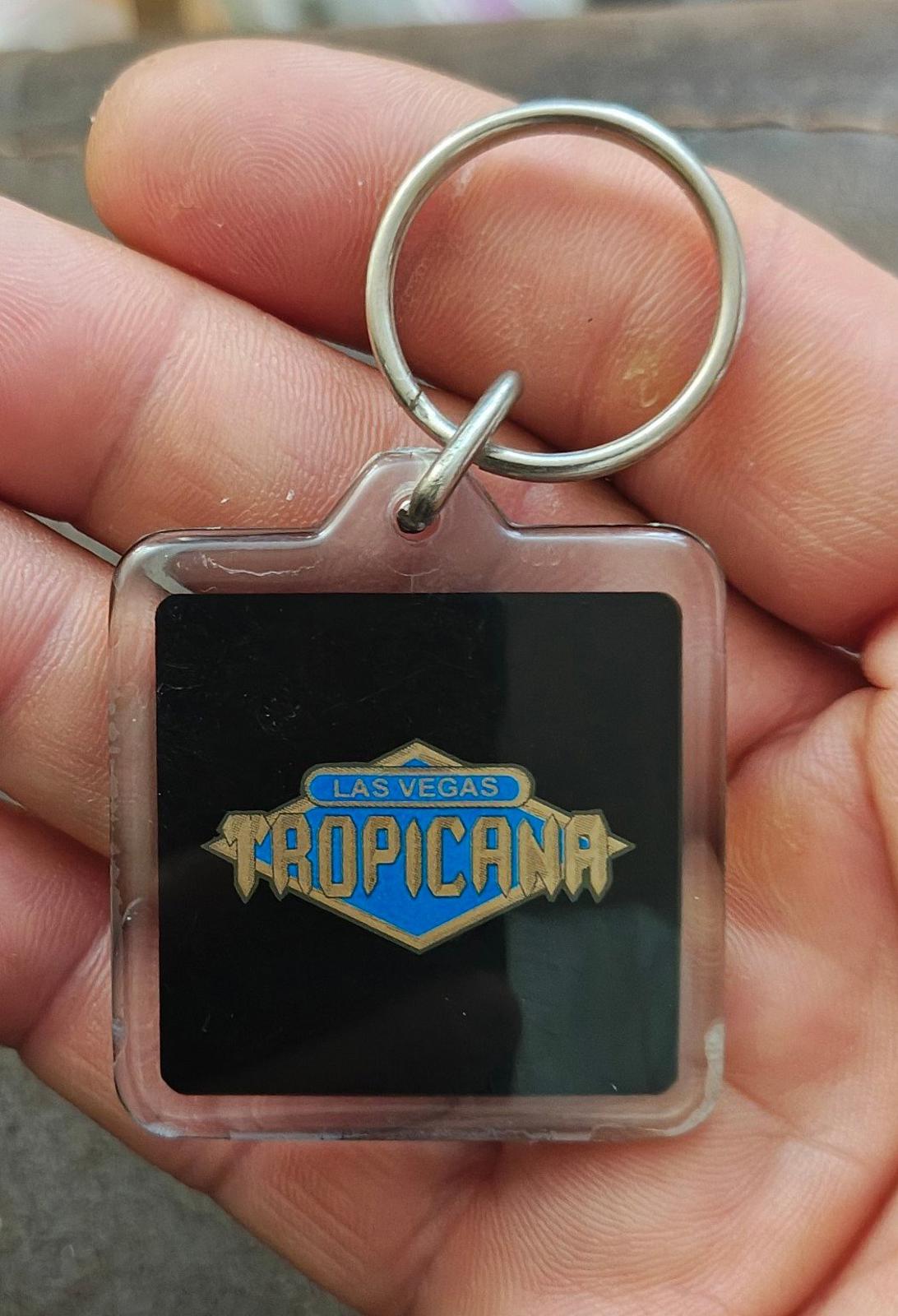 1990s Vintage Tropicana Hotel and Casino Las Vegas Keychain